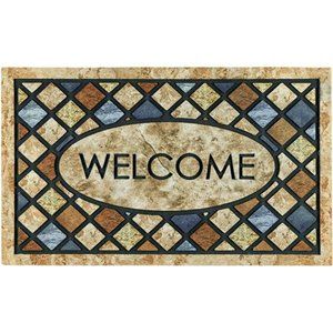 Door Mat, Welcome Mat 17x 30 Inch Front Door Mat Outdoor for Home Entrance